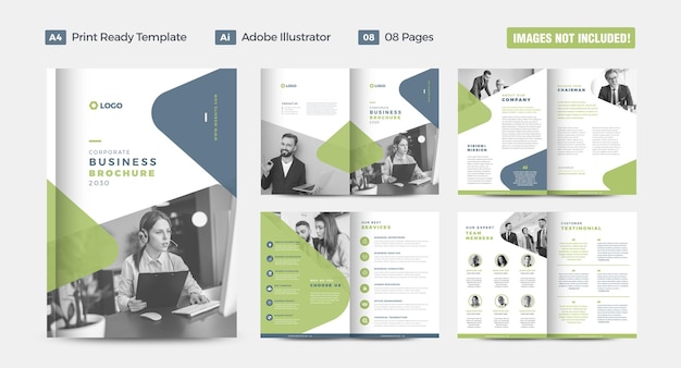 Corporate Business Brochure Design or Annual Report and Company Profile or Booklet and Catalog