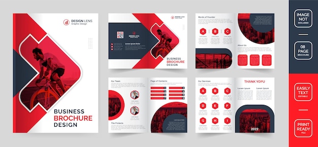 Corporate business brochure design template