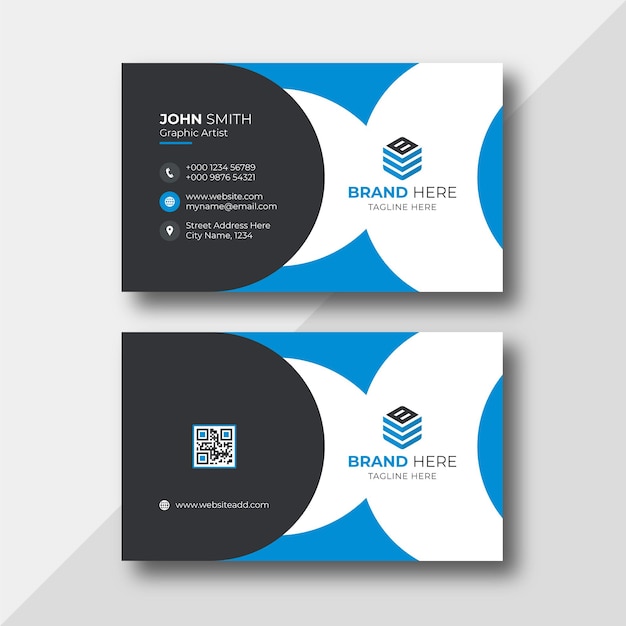 Corporate business card design template