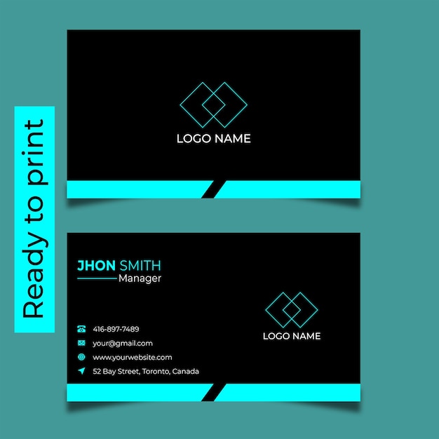 Corporate Business Card Design Template