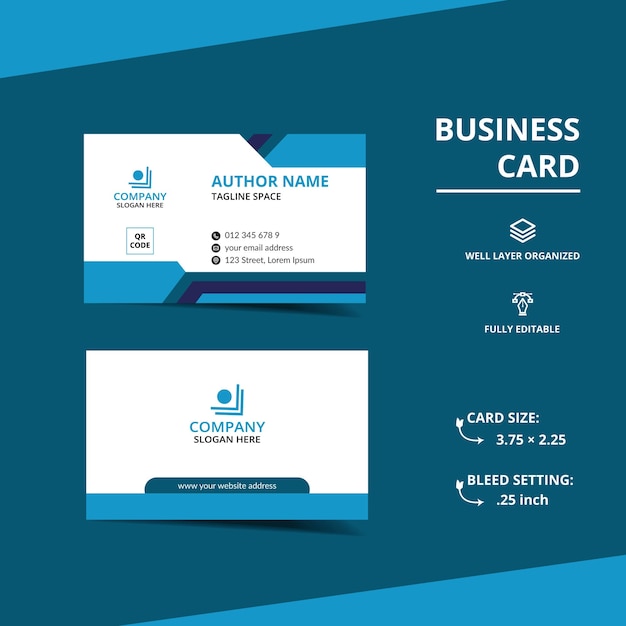 Corporate Business Card Design Template