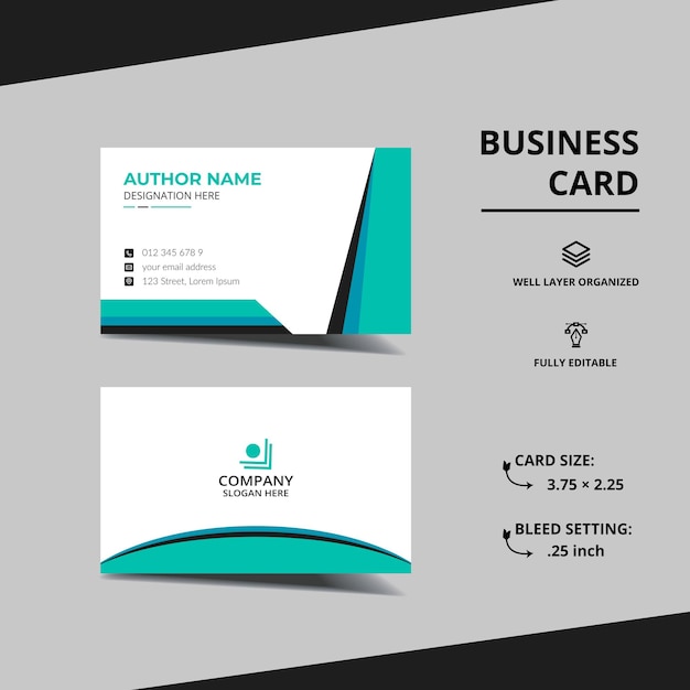 Corporate Business Card Design Template