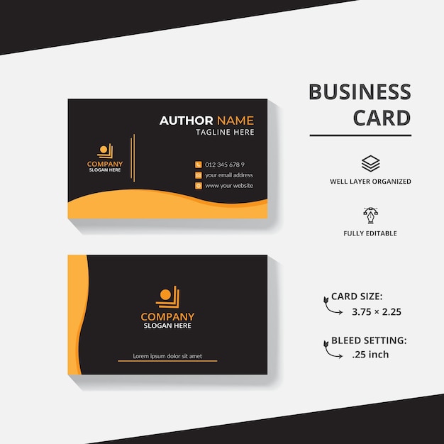 Corporate Business Card Design Template