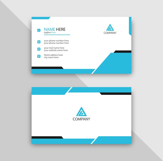 Corporate business card design templates