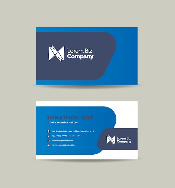 Corporate Business Card Design or Visiting Card And Personal Business Card