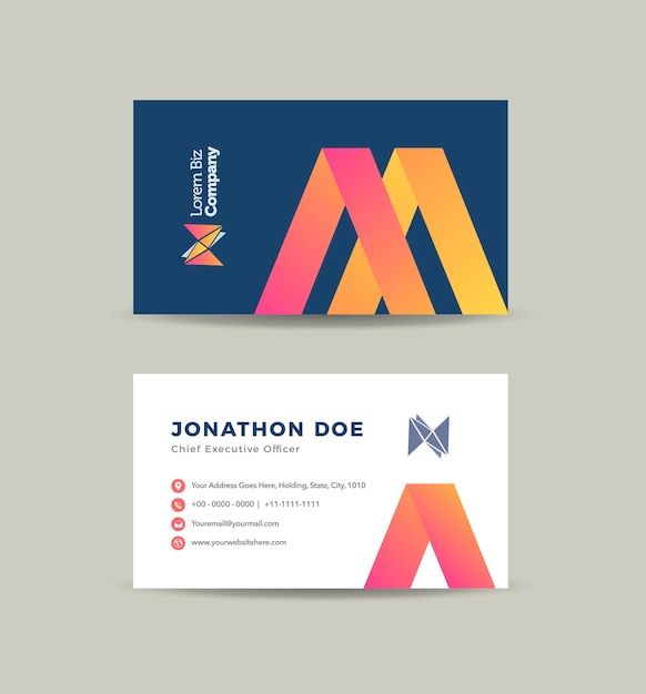 Corporate Business Card Design or Visiting Card And Personal Business Card