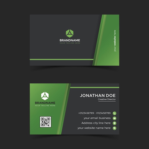 Corporate business card template design