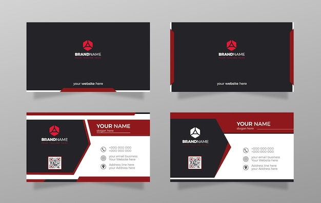 Corporate business card template design