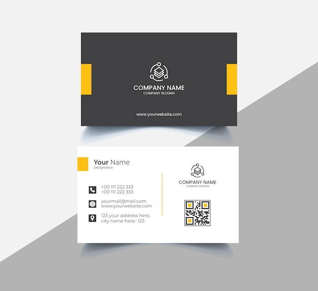 Corporate Business Card Vector Template