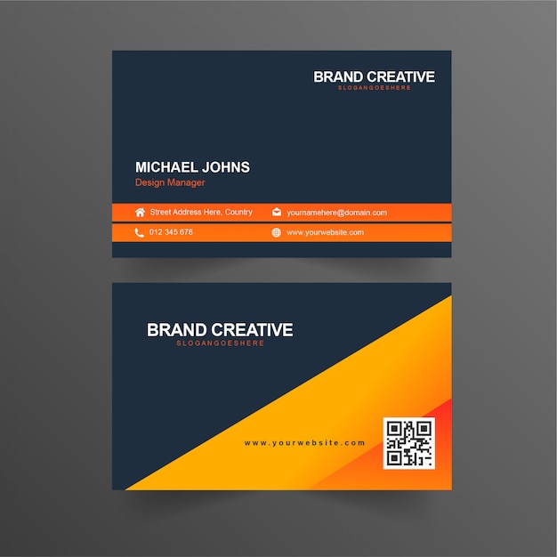 corporate business card