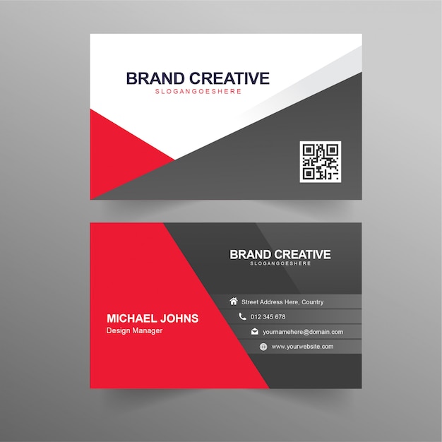 corporate business card