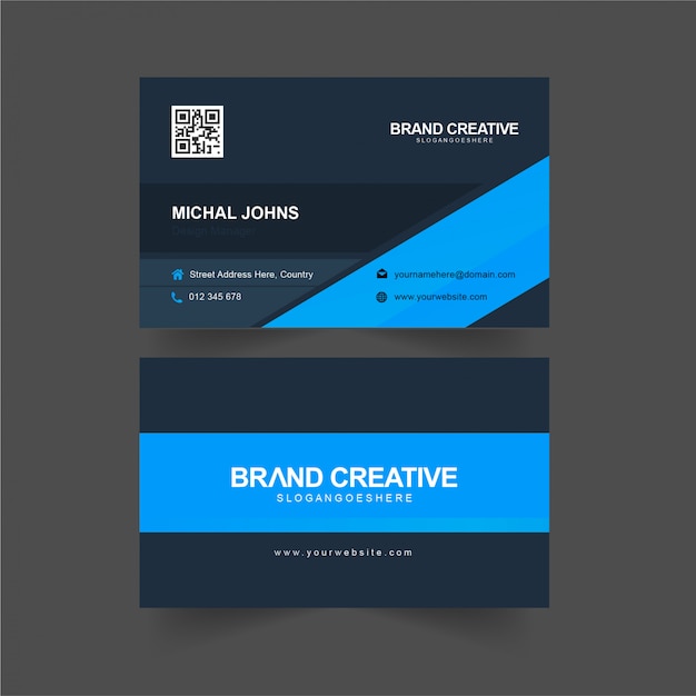 corporate business card