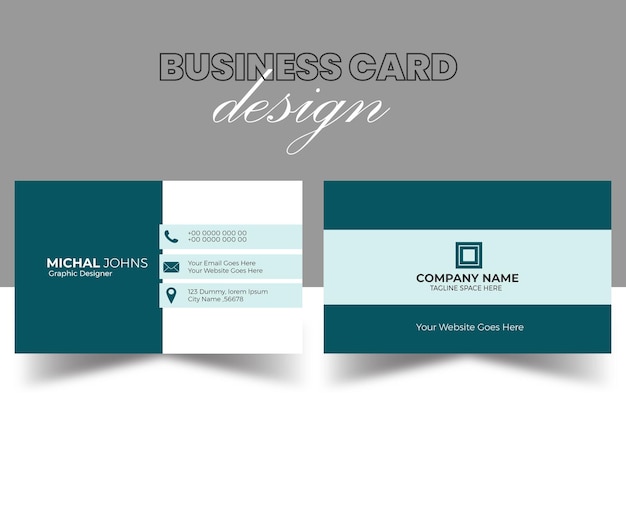 corporate business cards visiting card template