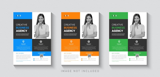 Corporate Business Case Study Flyer Design Template