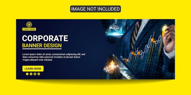 Corporate business digital agency Facebook cover banner template