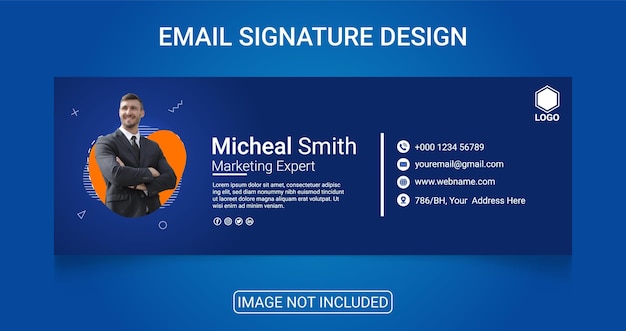 Corporate Business Email Signature Design Template