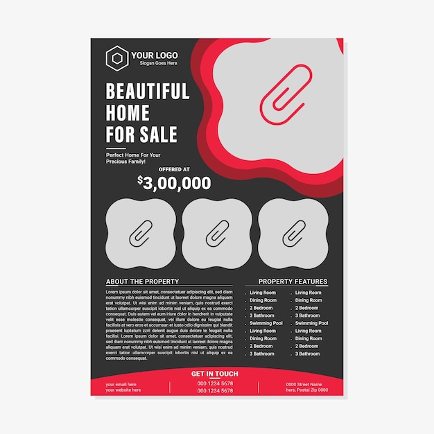 Corporate Business Event Real Estate Flyer and Brochure Design Template