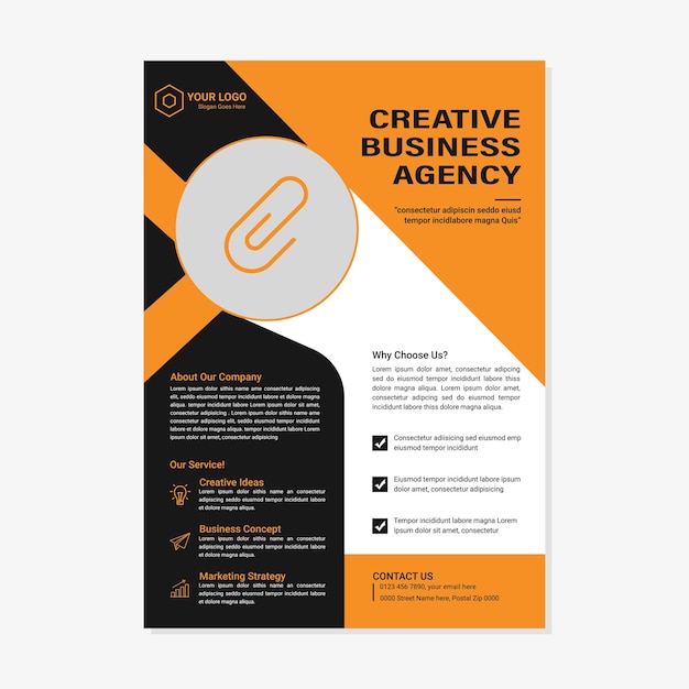 Corporate Business Event Real Estate Flyer and Brochure Design Template