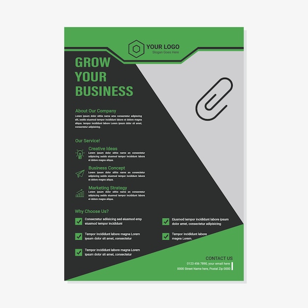 Corporate Business Event Real Estate Flyer and Brochure Design Template