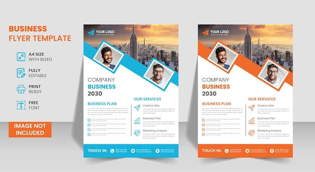 Corporate business flyer design for creative agency