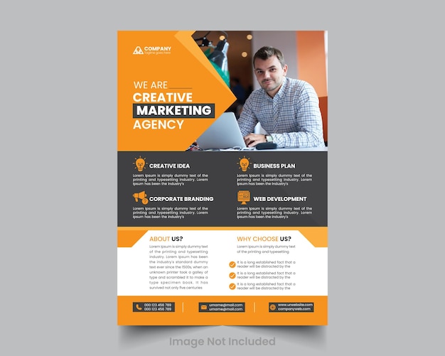 corporate business flyer design for marketing