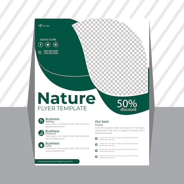 Corporate business flyer design template design