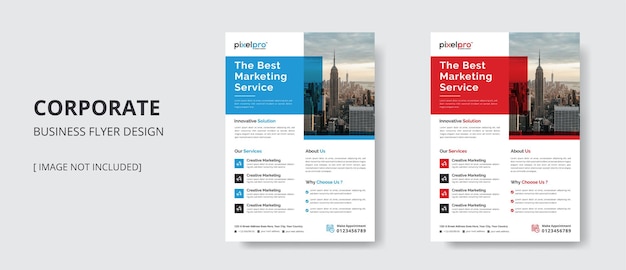 Corporate Business Flyer design Template