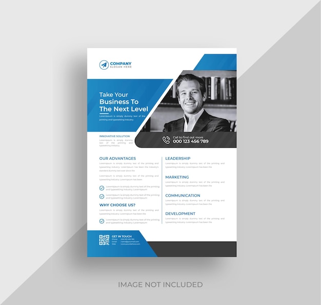 Corporate business flyer design template