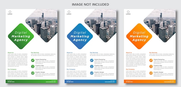 Corporate Business Flyer design template