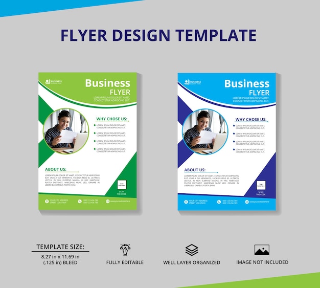 Corporate Business Flyer Design Template