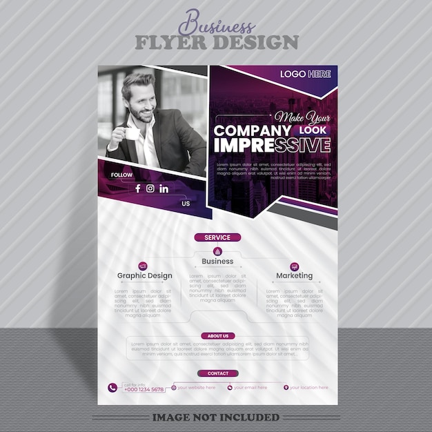 corporate business flyer design