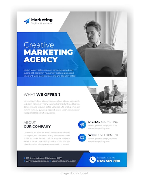 Corporate business flyer design