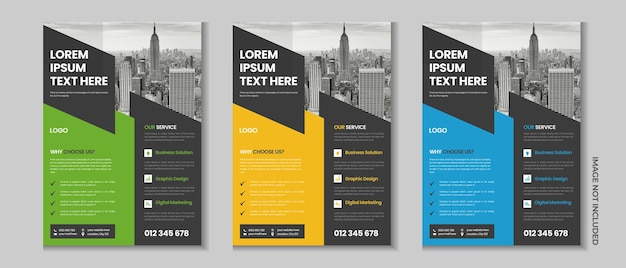 Corporate business flyer flyer cover design digital marketing flyer business brochure template