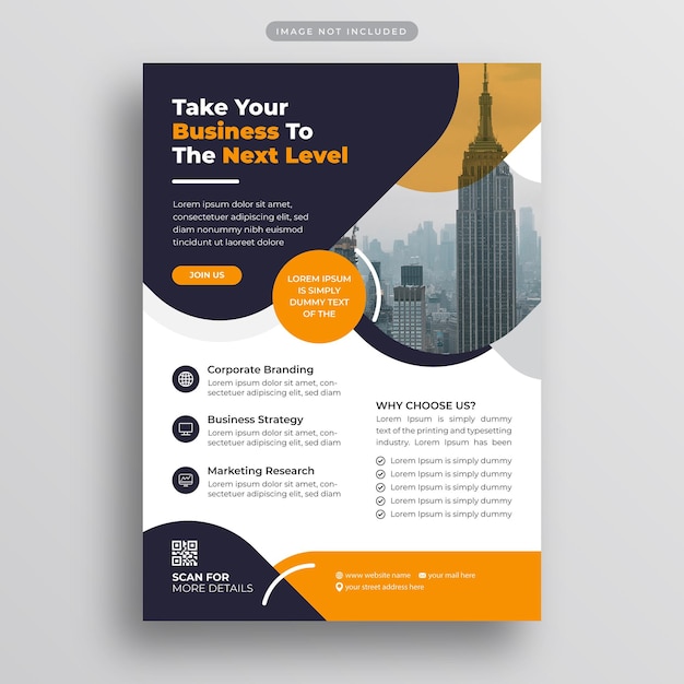 Corporate Business Flyer, Professional business flyer, Creative Business Flyer Template