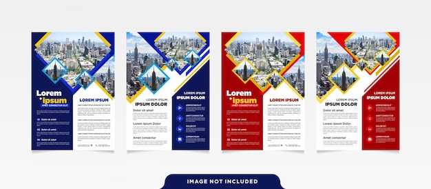 Corporate business flyer template A4