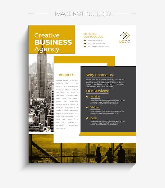 Vector corporate business flyer template design marketing, business proposal, promotion, advertise,