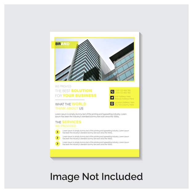 Corporate Business Flyer Template Design