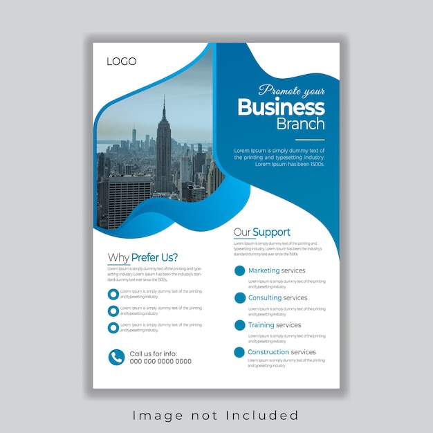 Corporate Business Flyer Template Design