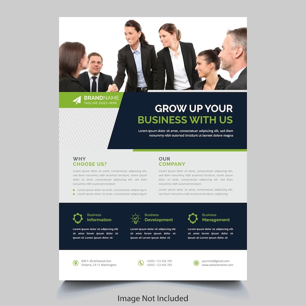 Corporate Business Flyer Template Design