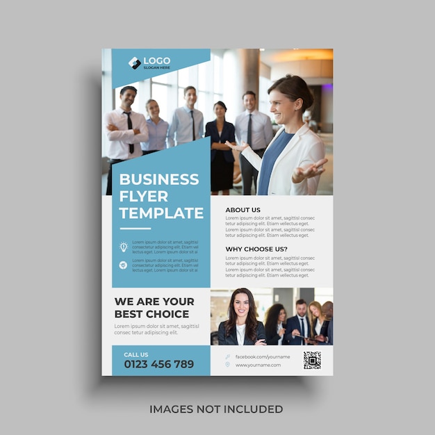 Corporate business flyer template