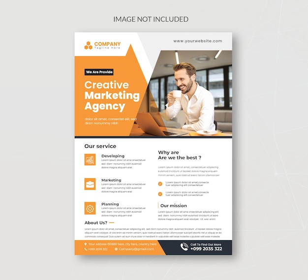 corporate business flyer Template