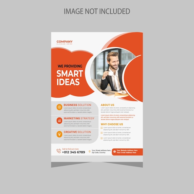 corporate business flyer template