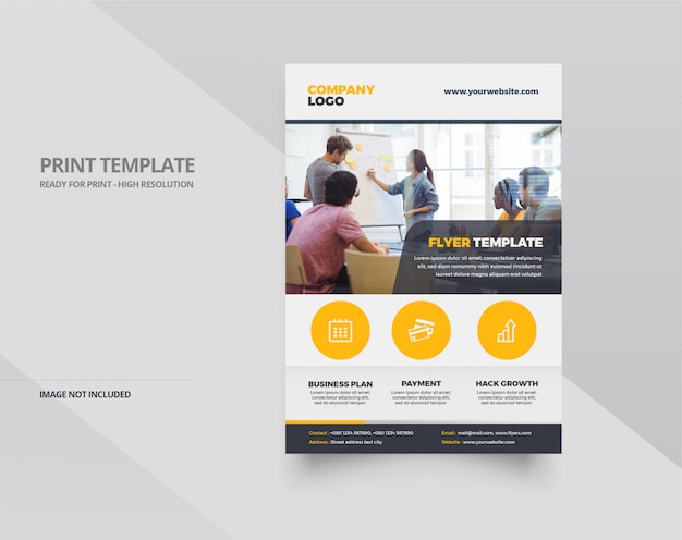 corporate business flyer template