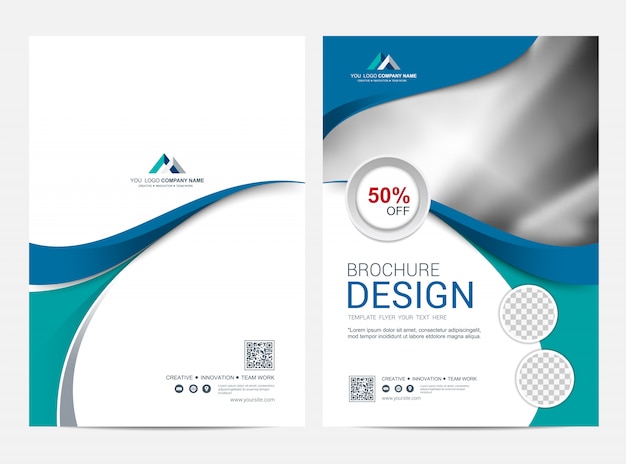 Corporate business folder template design