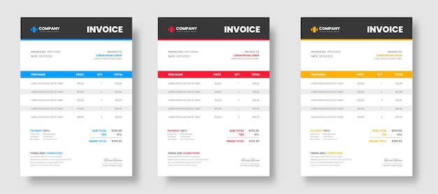 corporate Business invoice form Invoicing quotes money bill Tax form payment receipt price invoice