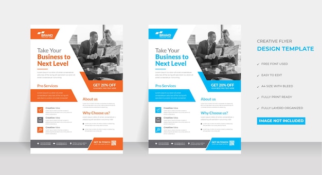 Corporate business multipurpose flyer design