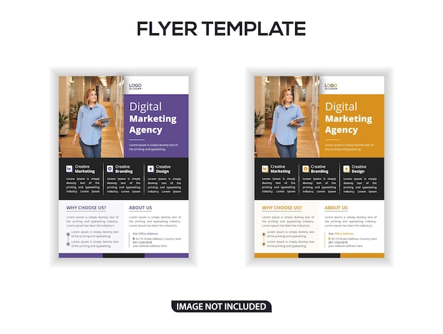 Corporate business multipurpose flyer design