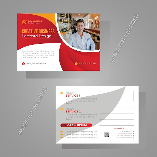 Corporate Business Postcard Design Template  Premium Vector
New Postcard Design Template