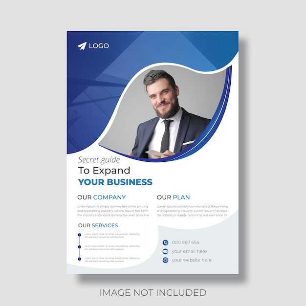 corporate and business promotion flyer design template