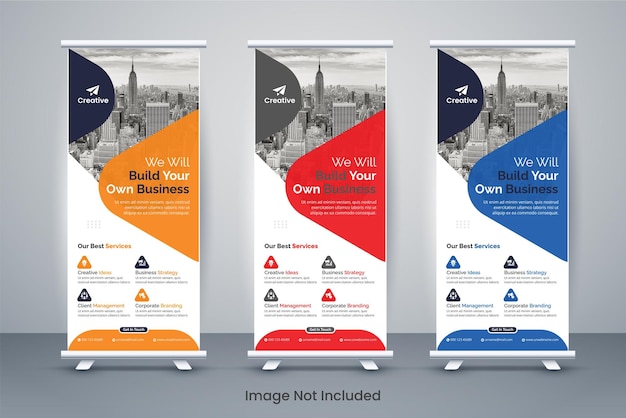 Corporate Business Roll up banner, Stand Banner Template